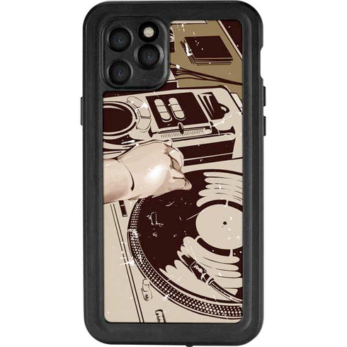 DJ Spinning iPhone 11 Pro Waterproof Case
