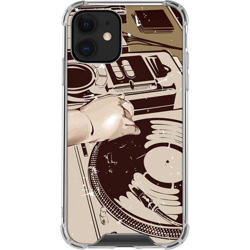 DJ Spinning iPhone 12 Clear Case