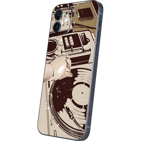 DJ Spinning iPhone 12 Mini Skin