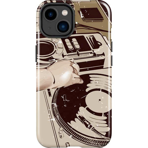 DJ Spinning iPhone 14 Plus Impact Case