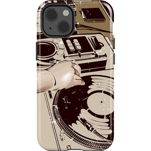 DJ Spinning iPhone 15 Impact Case
