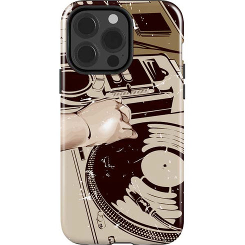 DJ Spinning iPhone 15 Pro Impact Case