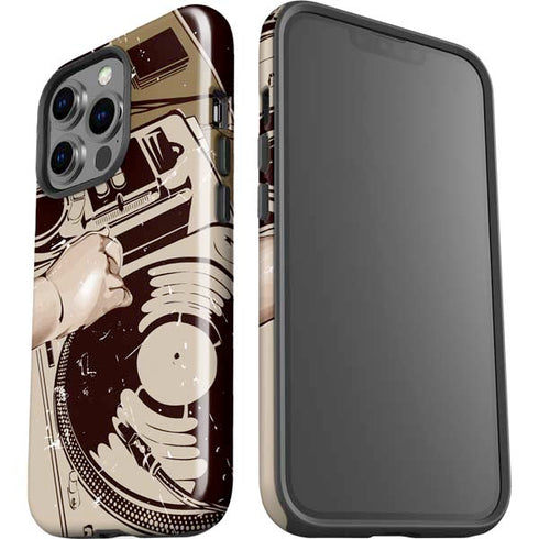 DJ Spinning iPhone 15 Pro Impact Case