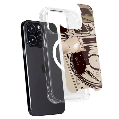DJ Spinning iPhone 15 Pro MagSafe Case