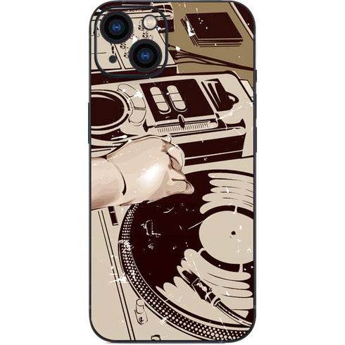 DJ Spinning iPhone 14 Skin