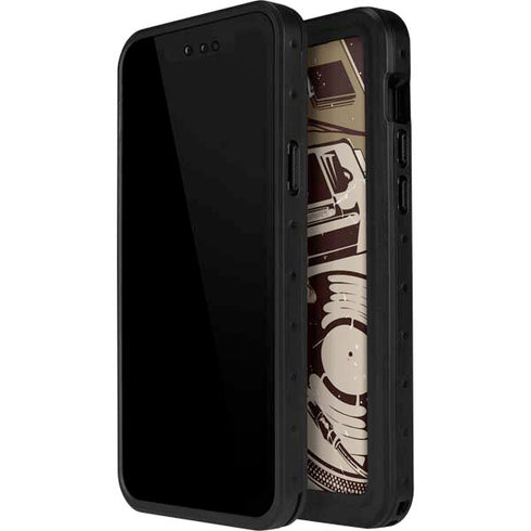 DJ Spinning iPhone 15 Waterproof Case