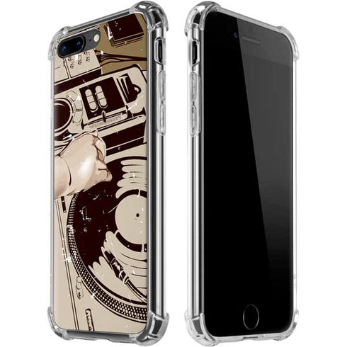 DJ Spinning iPhone 7/8 Plus Clear Case