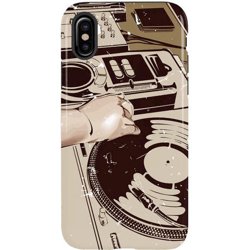 DJ Spinning iPhone X Pro Case