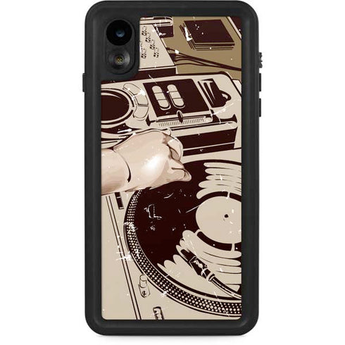 DJ Spinning iPhone XR Waterproof Case