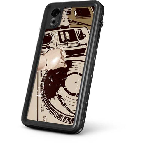 DJ Spinning iPhone XR Waterproof Case