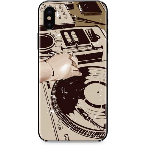 DJ Spinning iPhone XS Max Skin
