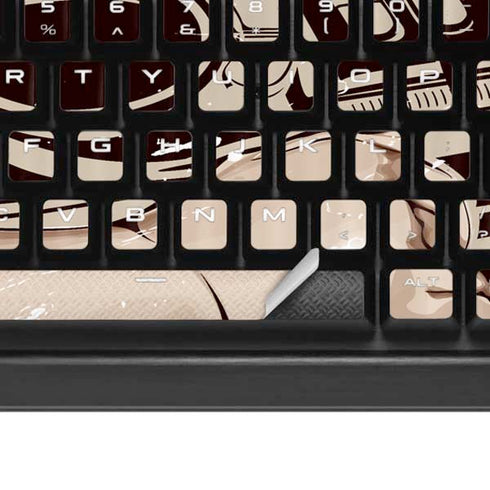 DJ Spinning K95 RGB PLATINUM Mechanical Gaming Keyboard Skin