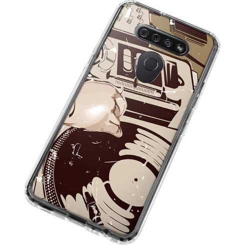DJ Spinning LG K51/Q51 Clear Case