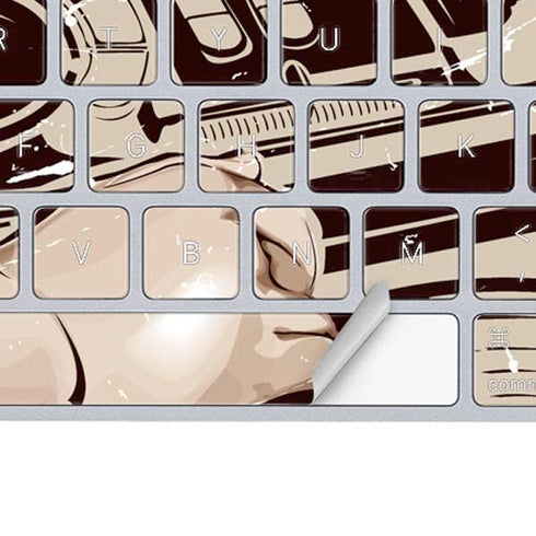 DJ Spinning Magic Keyboard Skin