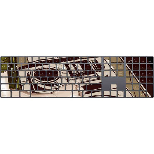 DJ Spinning Magic Keyboard with Numeric Keypad Skin