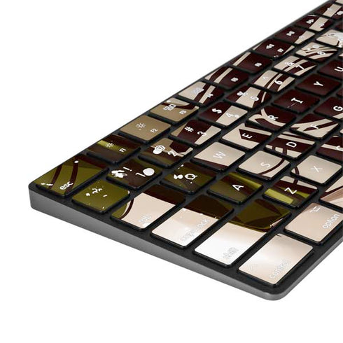 DJ Spinning Magic Keyboard with Numeric Keypad Skin