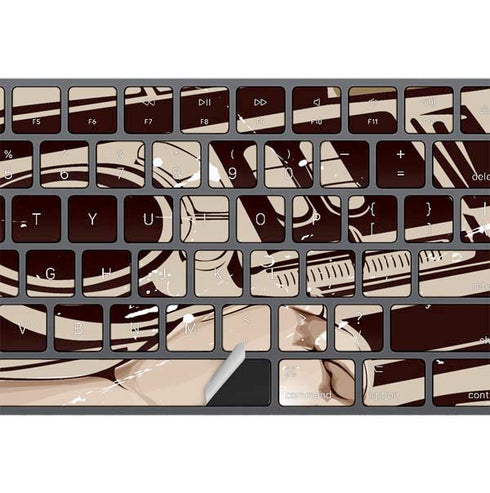 DJ Spinning Magic Keyboard with Numeric Keypad Skin
