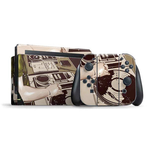 DJ Spinning Nintendo Switch Bundle Skin