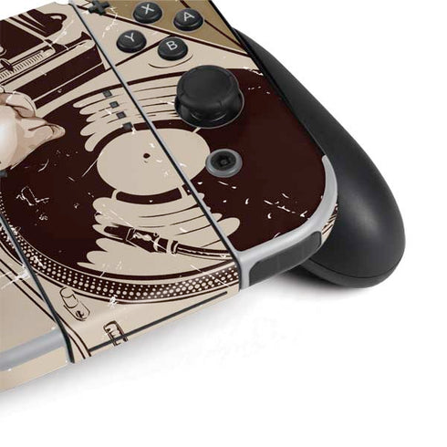 DJ Spinning Nintendo Switch OLED (2021) Skin