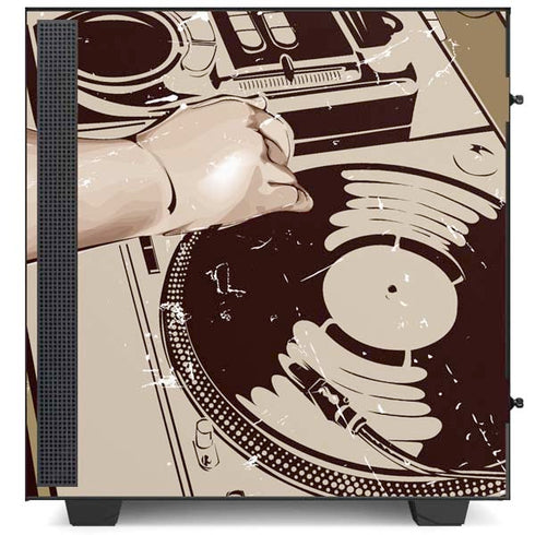 DJ Spinning NZXT H510 Compact ATX Mid-Tower Case Skin