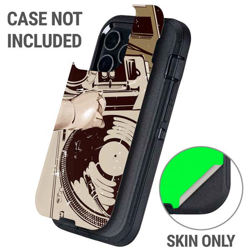 DJ Spinning Otterbox Defender iPhone Skin