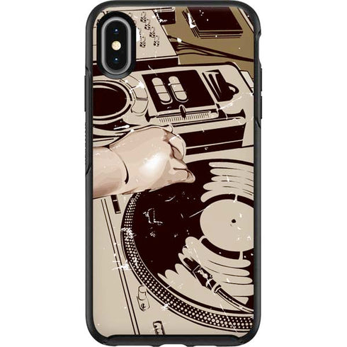 DJ Spinning Otterbox Symmetry iPhone Skin