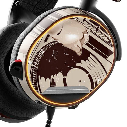 DJ Spinning SteelSeries Arctis 3 Skin