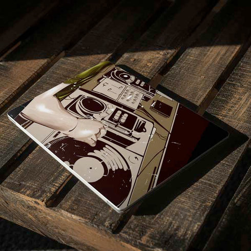 DJ Spinning Surface Laptop 3 13.5in Skin