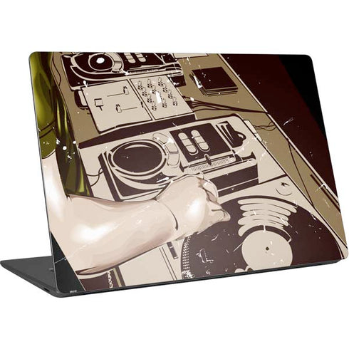 DJ Spinning Surface Laptop 4 15in Skin