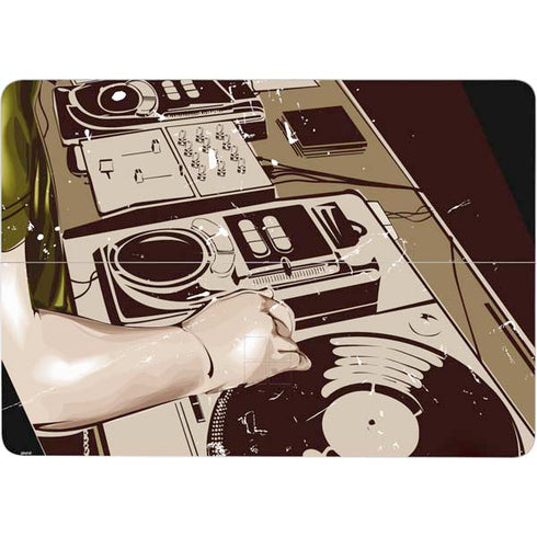 DJ Spinning Surface Laptop Studio Skin