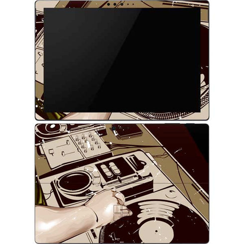 DJ Spinning Surface Pro 6 Skin
