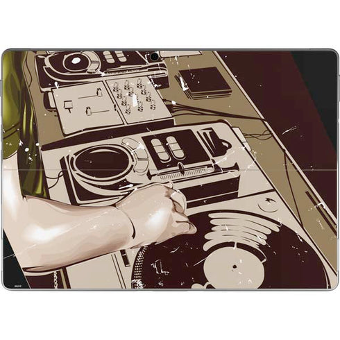 DJ Spinning Surface Pro 9 Skin