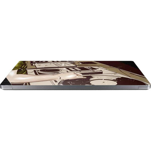 DJ Spinning Universal Laptop 11in (8.8 x 6.2in) Skin