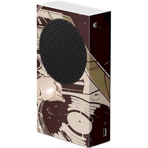 DJ Spinning Xbox Series S Console Skin