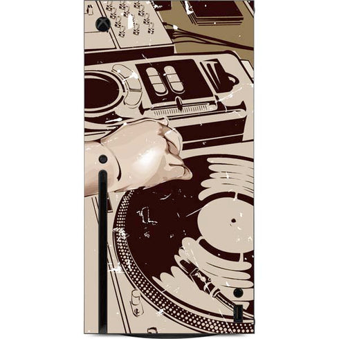 DJ Spinning Xbox Series X Console Skin