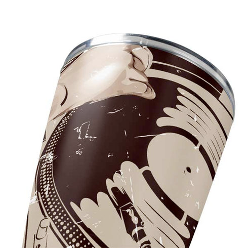 DJ Spinning Yeti 20oz Tumbler Skin