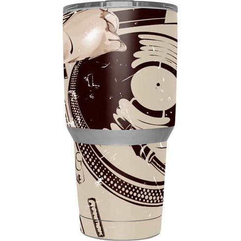 DJ Spinning Yeti 30oz Rambler Tumbler Skin