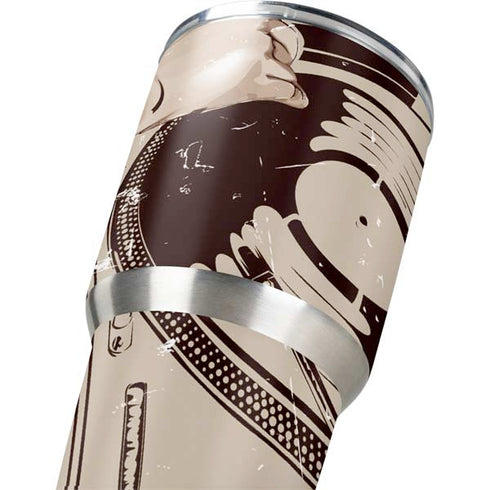 DJ Spinning Yeti 30oz Rambler Tumbler Skin