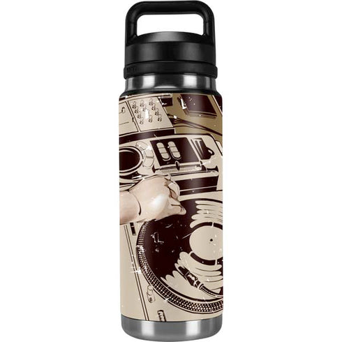 DJ Spinning YETI Rambler 26oz Bottle Skin