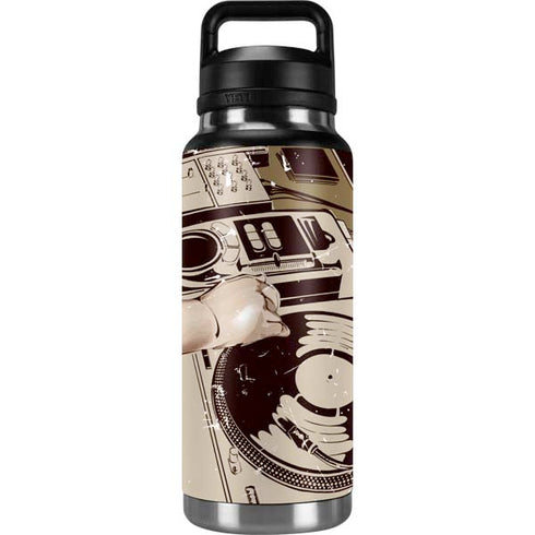 DJ Spinning YETI Rambler 36oz Bottle Skin
