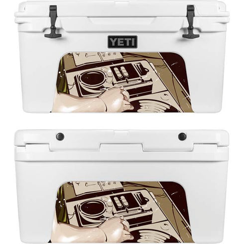 DJ Spinning YETI Tundra 75 Hard Cooler Skin