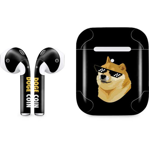Doge Coin Crypto Apple AirPods 2 Skin