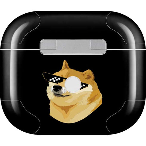 Doge Coin Crypto Apple AirPods (3rd Gen 2021) Skin