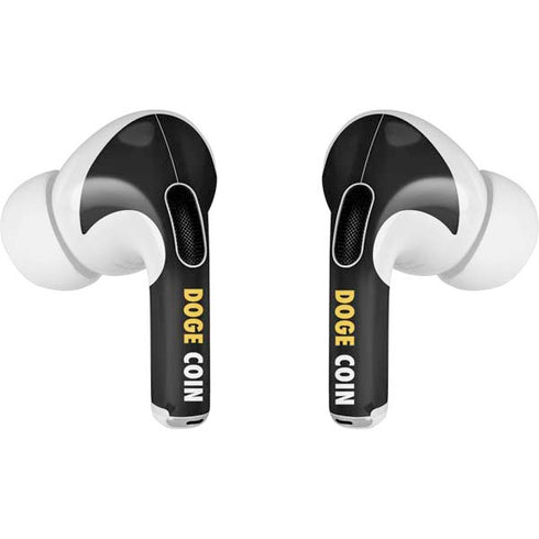 Doge Coin Crypto Apple AirPods Pro Skin