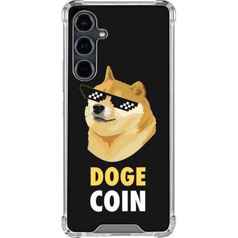 Doge Coin Crypto Galaxy S23 FE Clear Case