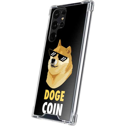 Doge Coin Crypto Galaxy S24 Ultra Clear Case