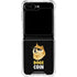 Doge Coin Crypto Galaxy Z Flip5 5G Clear Case