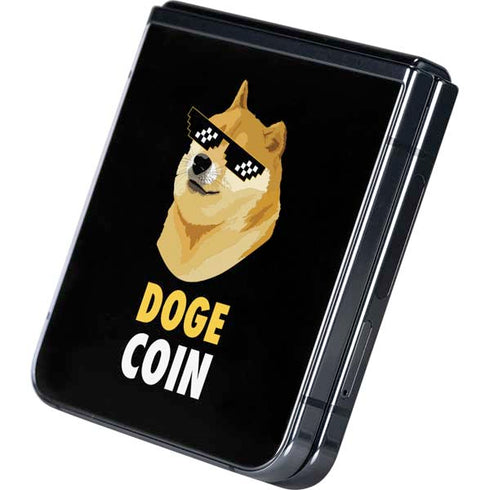 Doge Coin Crypto Galaxy Z Flip5 5G Skin