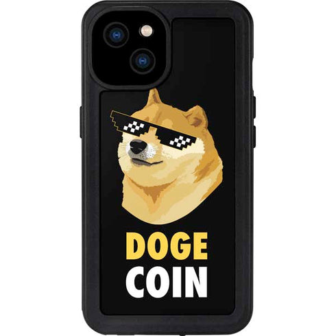 Doge Coin Crypto iPhone 15 Plus Waterproof Case