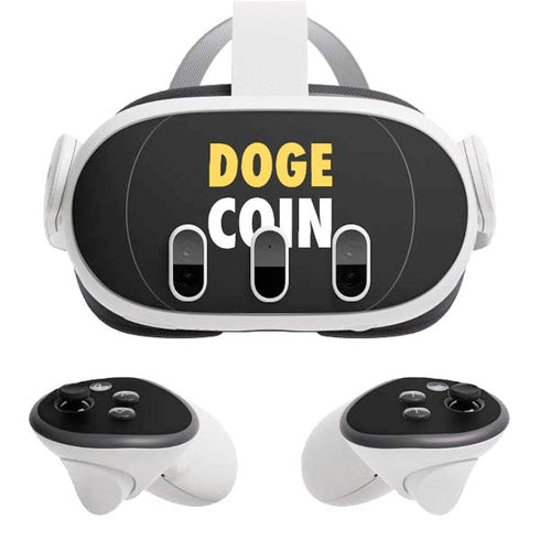 Doge Coin Crypto Meta Quest 3 Skin